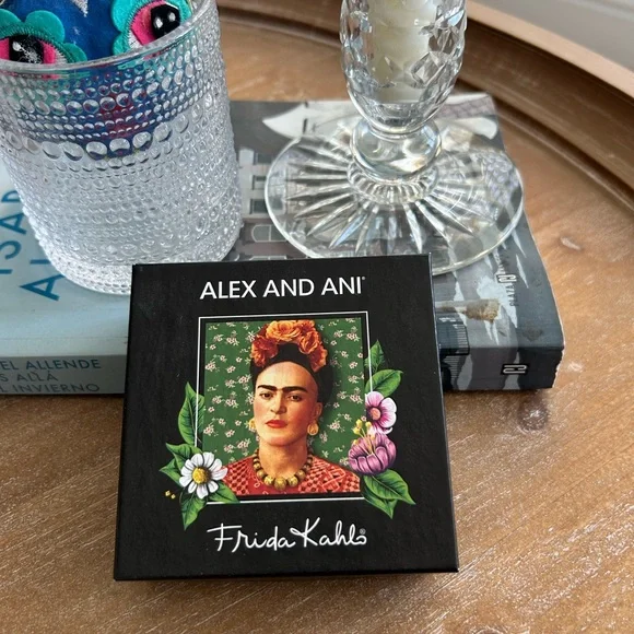 Alex and Ani Frida Kahlo Silver and Black Necklace - Picture 4 of 4